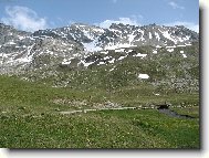 Berninsk Alpy - dol na Pass sa Sett