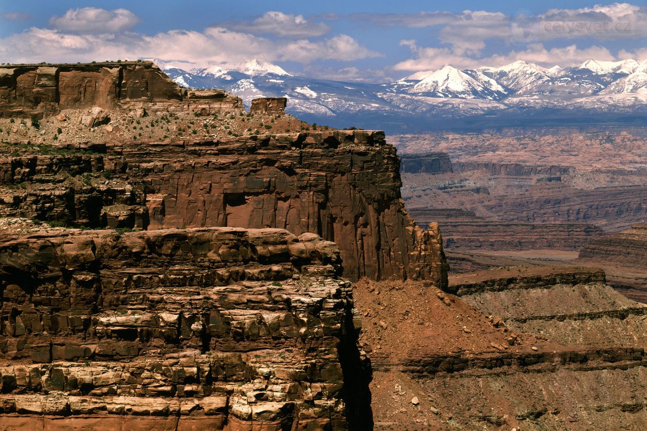 Foto: Afternoon Light Near The Neck Below The La Sal Mountains, Canyonlands National Park, Utah