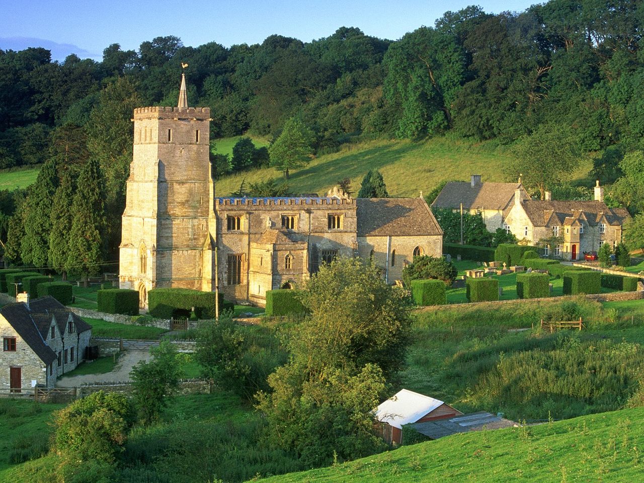 Foto: Cotswold Hills, Hawkesbury, England