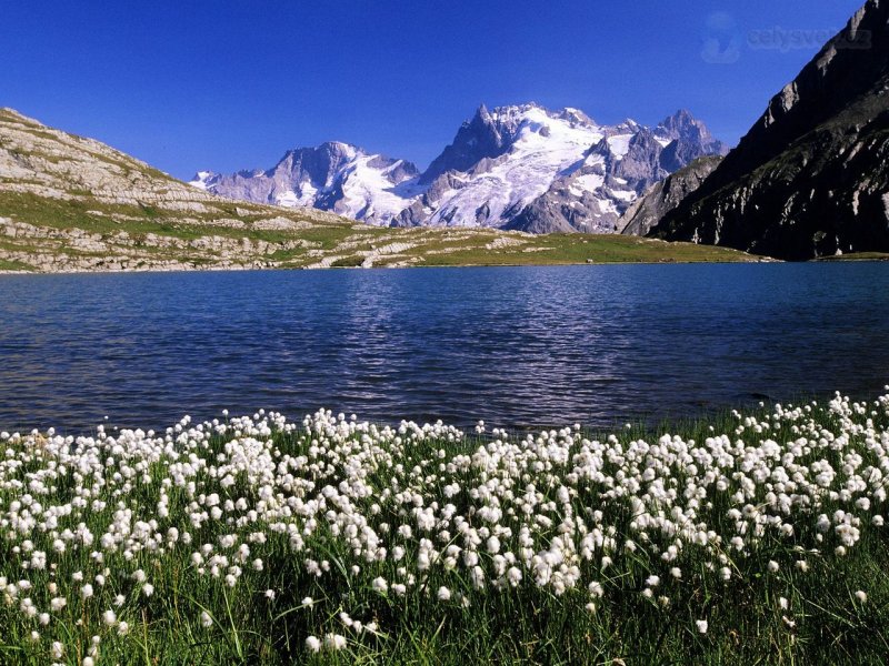 Foto: Lake Goleon In Oisans Massif And La Meije, Hautes Alpes, France